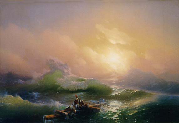Ivan Aivazovsky's The Ninth Wave